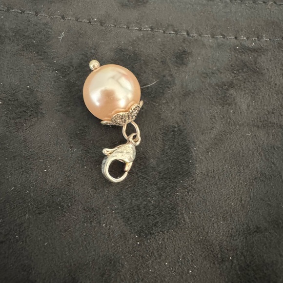 Origami Owl Jewelry - Origami Owl Gold and Pink Pearl Dangle